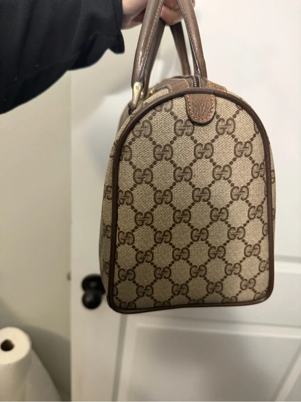 Gucci GG Supreme Boston Bag